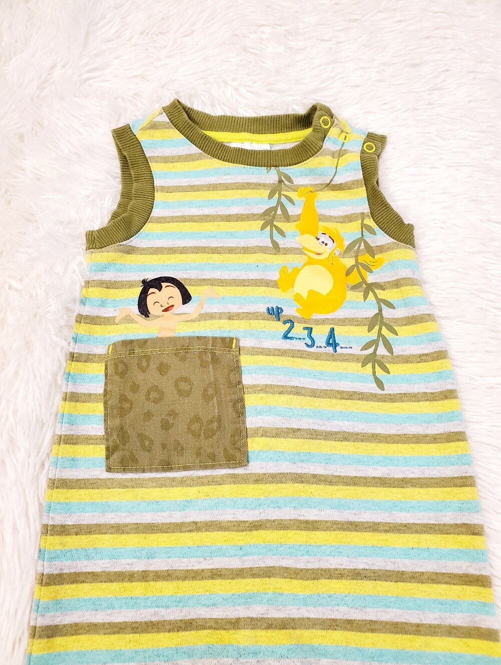 Disney Baby The Jungle Book Long Leg Baby Romper 18-24 Months - Picture 3 of 6